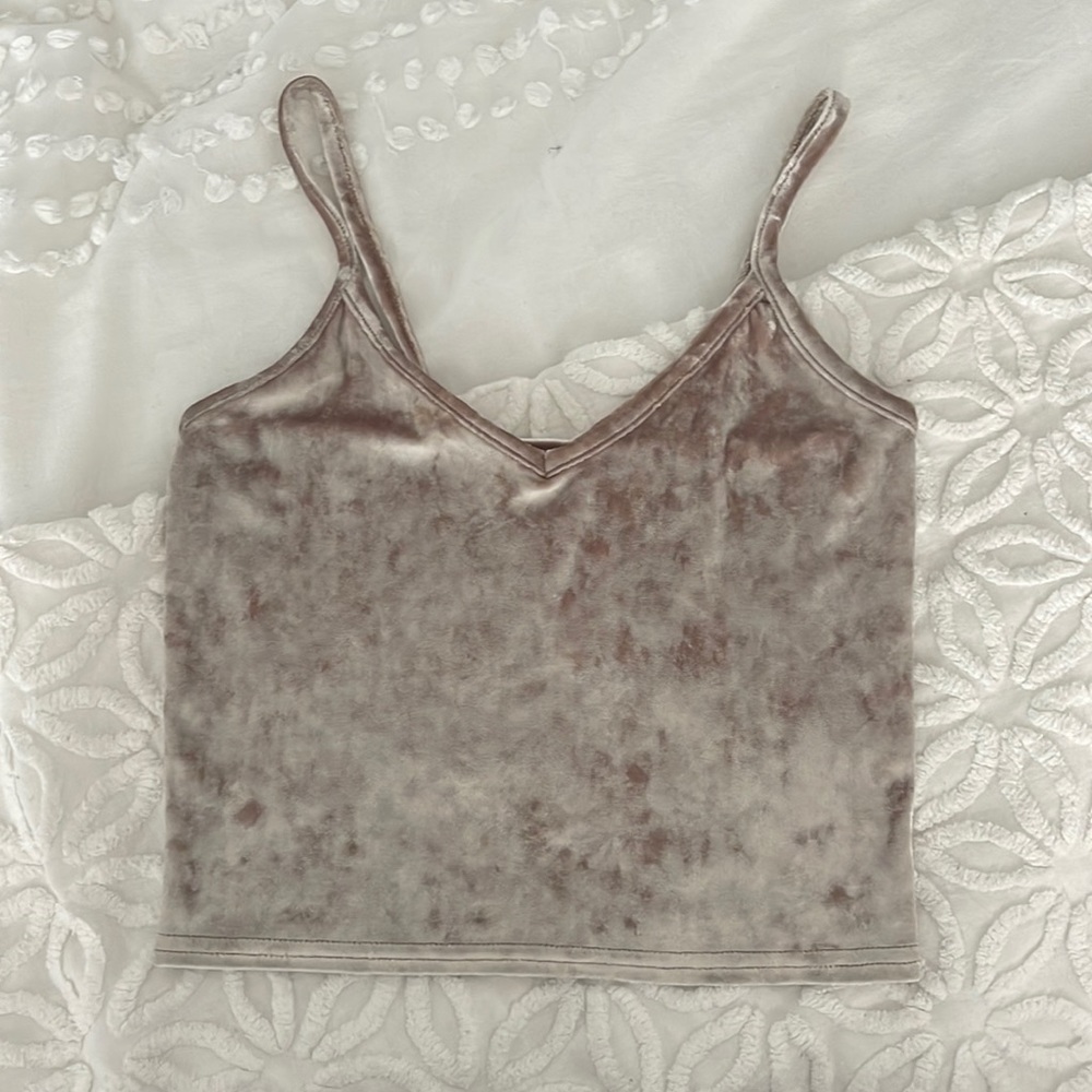 Urban outfitters velvet tank top